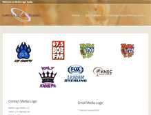 Tablet Screenshot of medialogicradio.com